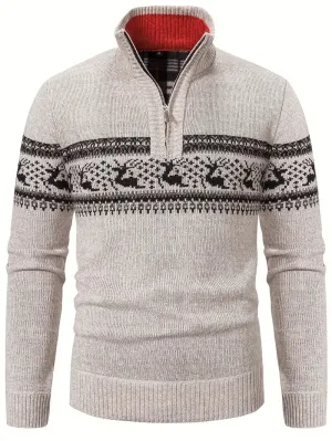 Modern Scandinavian Zip Sweater for Men – Ultimate Comfort and Style