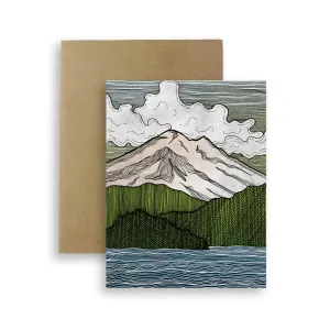 Mt Baker Greeting Card