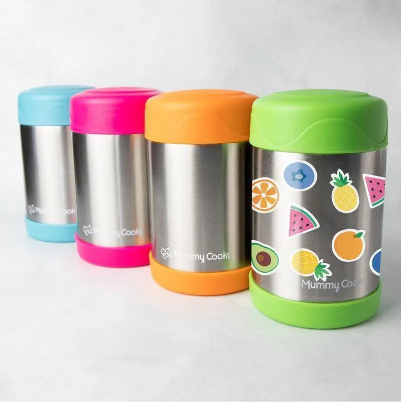 Mummy Cooks - Green Food Flask - 450ml