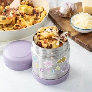 Mummy Cooks - Jungle Food Flask - Heather Purple - 300ml