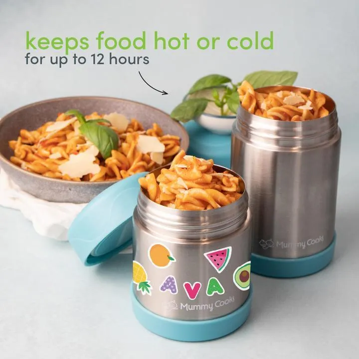 Mummy Cooks - Pink Food Flask - 300ml