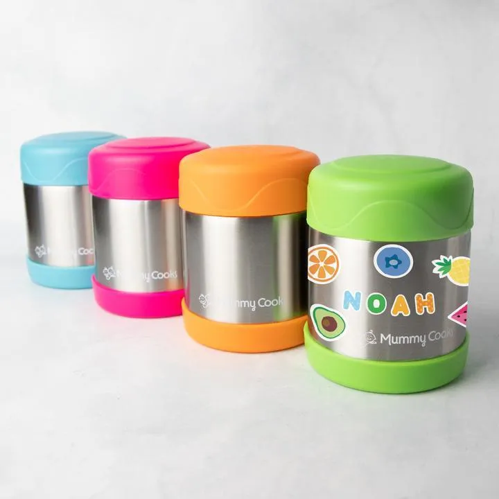 Mummy Cooks - Pink Food Flask - 300ml