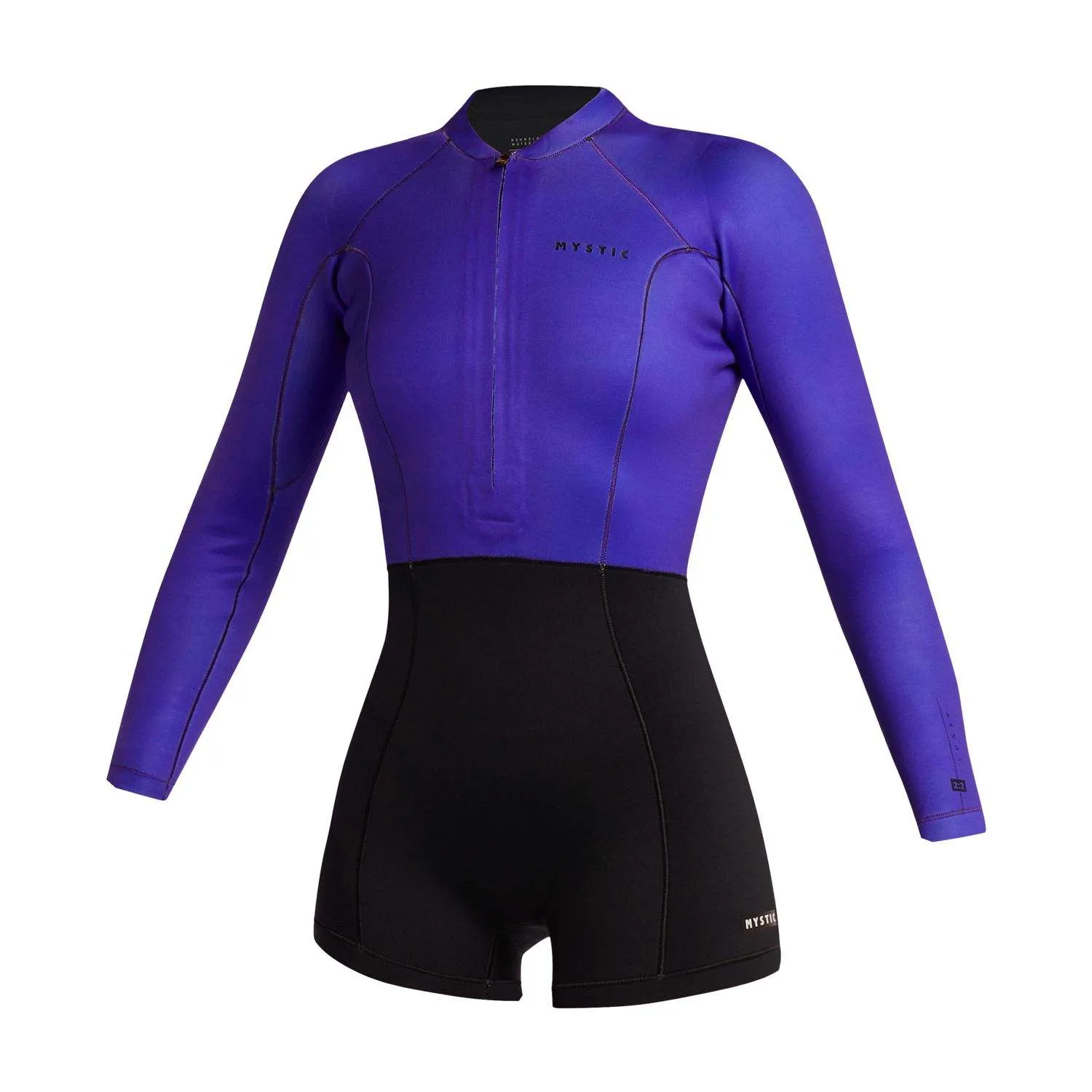 Mystic Lunar 2/2mm Front zip Womens Longarm Shorty
