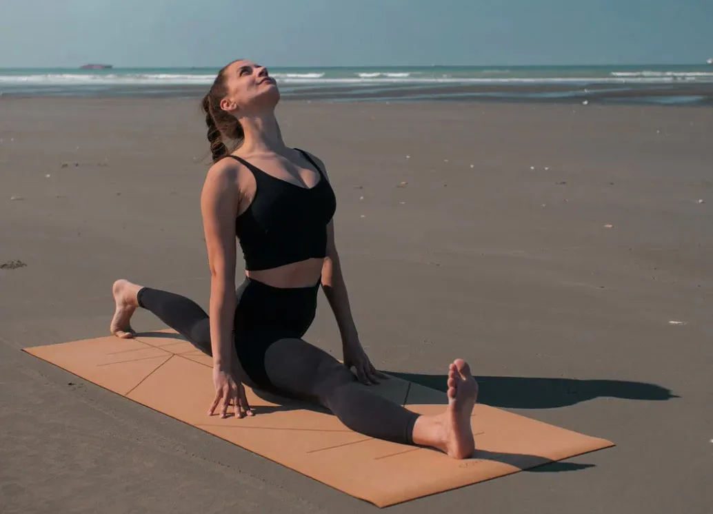 Natural Cork Alignment Yoga Mat 3mm