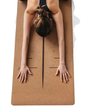 Natural Cork Alignment Yoga Mat