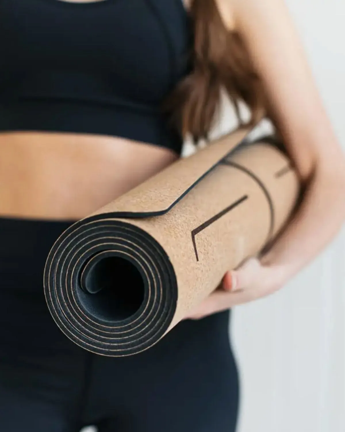 Natural Cork Alignment Yoga Mat