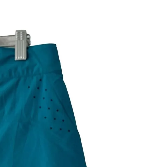 NEW Backcountry Medium Shorts Belted Teal Blue Athletic Hike Nylon Womens