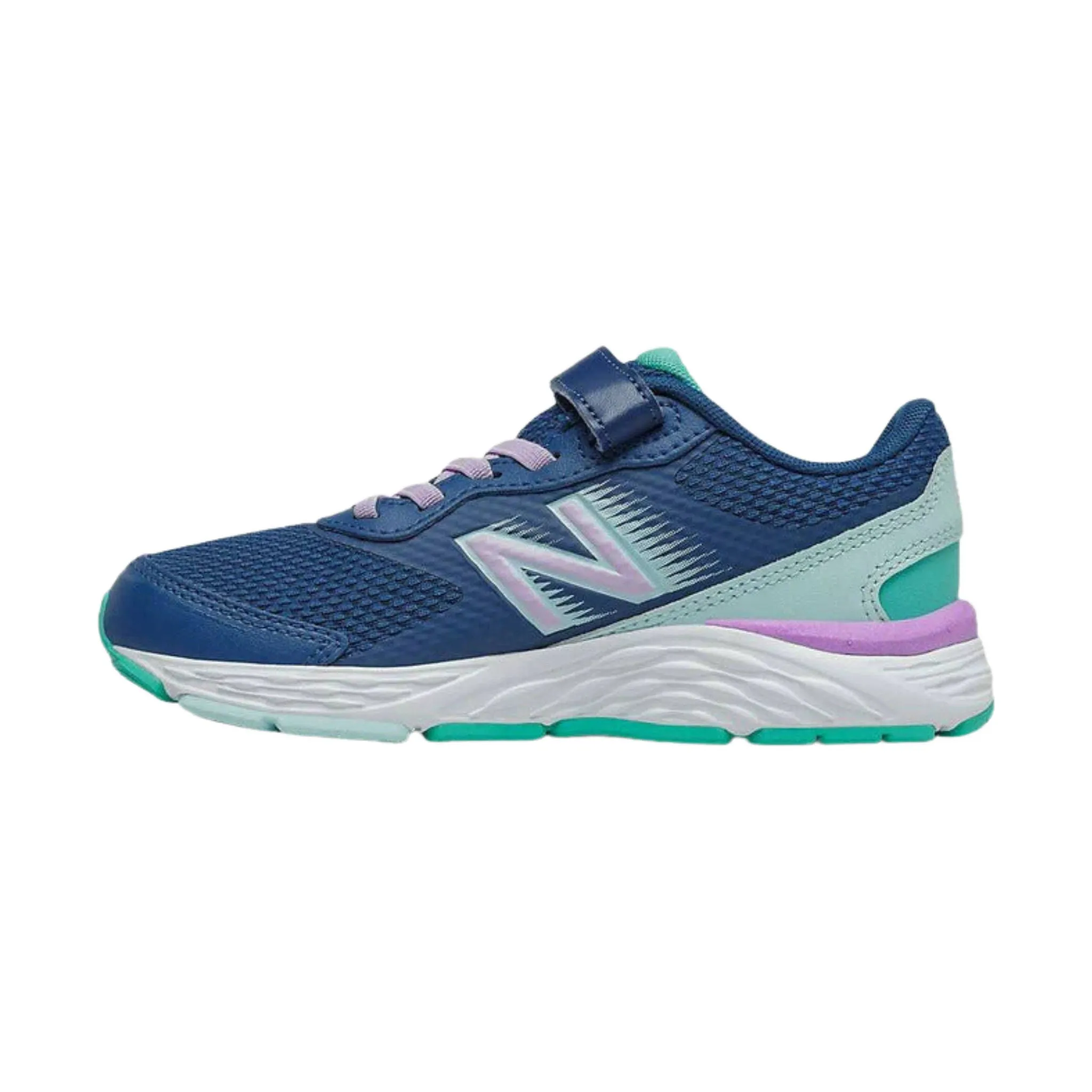 New Balance Kids' 680 V6 Bungee Running Shoes - Captain Blue