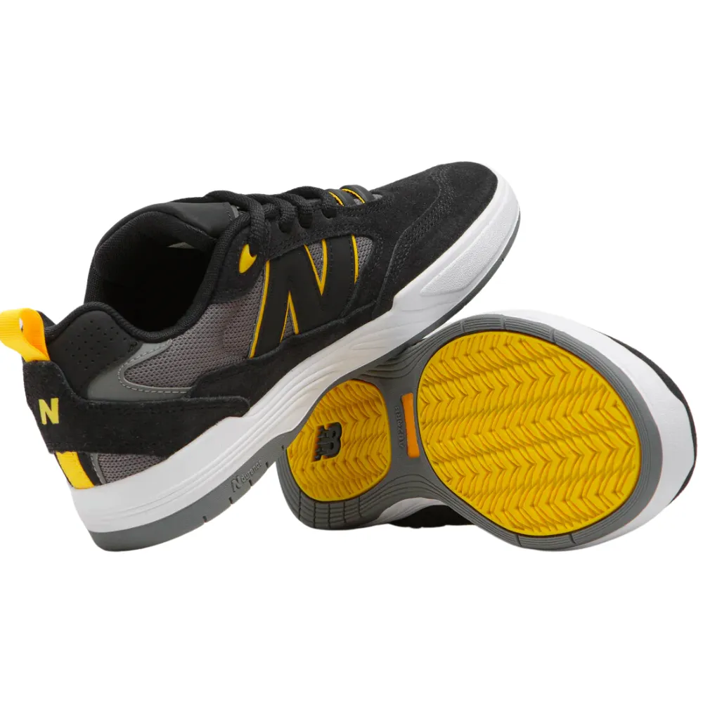 New Balance Numeric 808 Tiago Lemos Skate Shoes | Black & Yellow