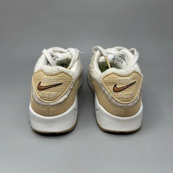 Nike Air Max 90 SE Women’s SZ 7 Sun Club Tan White Beige Sneakers DJ9997 101