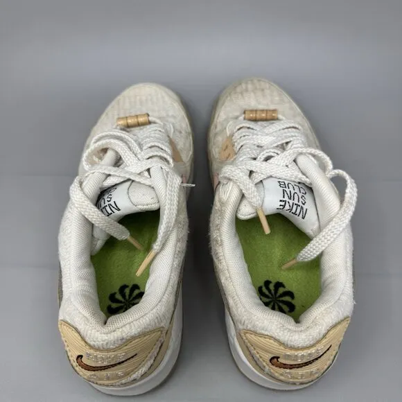 Nike Air Max 90 SE Women’s SZ 7 Sun Club Tan White Beige Sneakers DJ9997 101