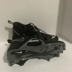 Nike‎ Alpha Menace Pro 3 Black White Football Cleats