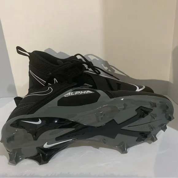 Nike‎ Alpha Menace Pro 3 Black White Football Cleats