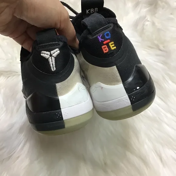 Nike Kobe AD Exodus White Toe Black White AR5515-002 Men's 5.5