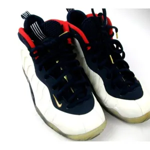 Nike Little Posite One GS Obsidian/Red/Gold Size 4Y Great Condition
