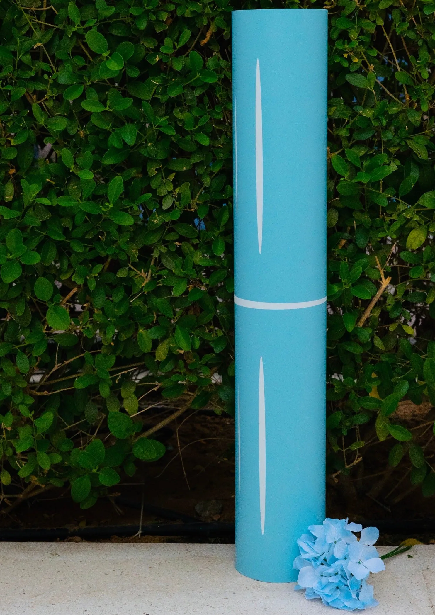 Non Slip Eco Friendly Soulmate Yoga Mat Blue