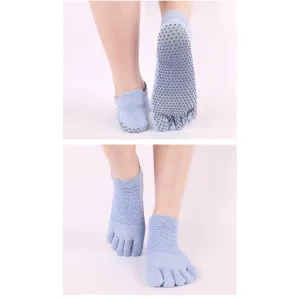 Non Slip  Low Rise Full-Toe Yoga Socks