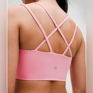 NWT Lululemon Like a Cloud Ribbed Longline Bra *Light Support, B/C Cup SZ 6