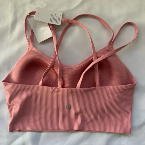 NWT Lululemon Like a Cloud Ribbed Longline Bra *Light Support, B/C Cup SZ 6