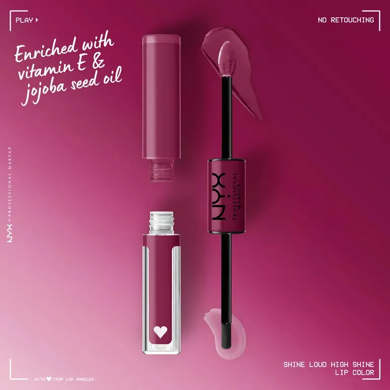 Nyx Cosmetics Shine Loud Vegan High Shine Long-Lasting Liquid Lipstick In Charge