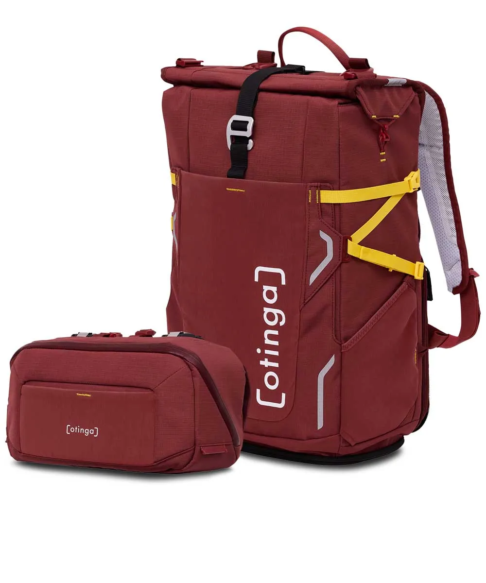 OTINGA Bundle: Bike and Hike Fahrrad-Rucksack   Lenkertasche