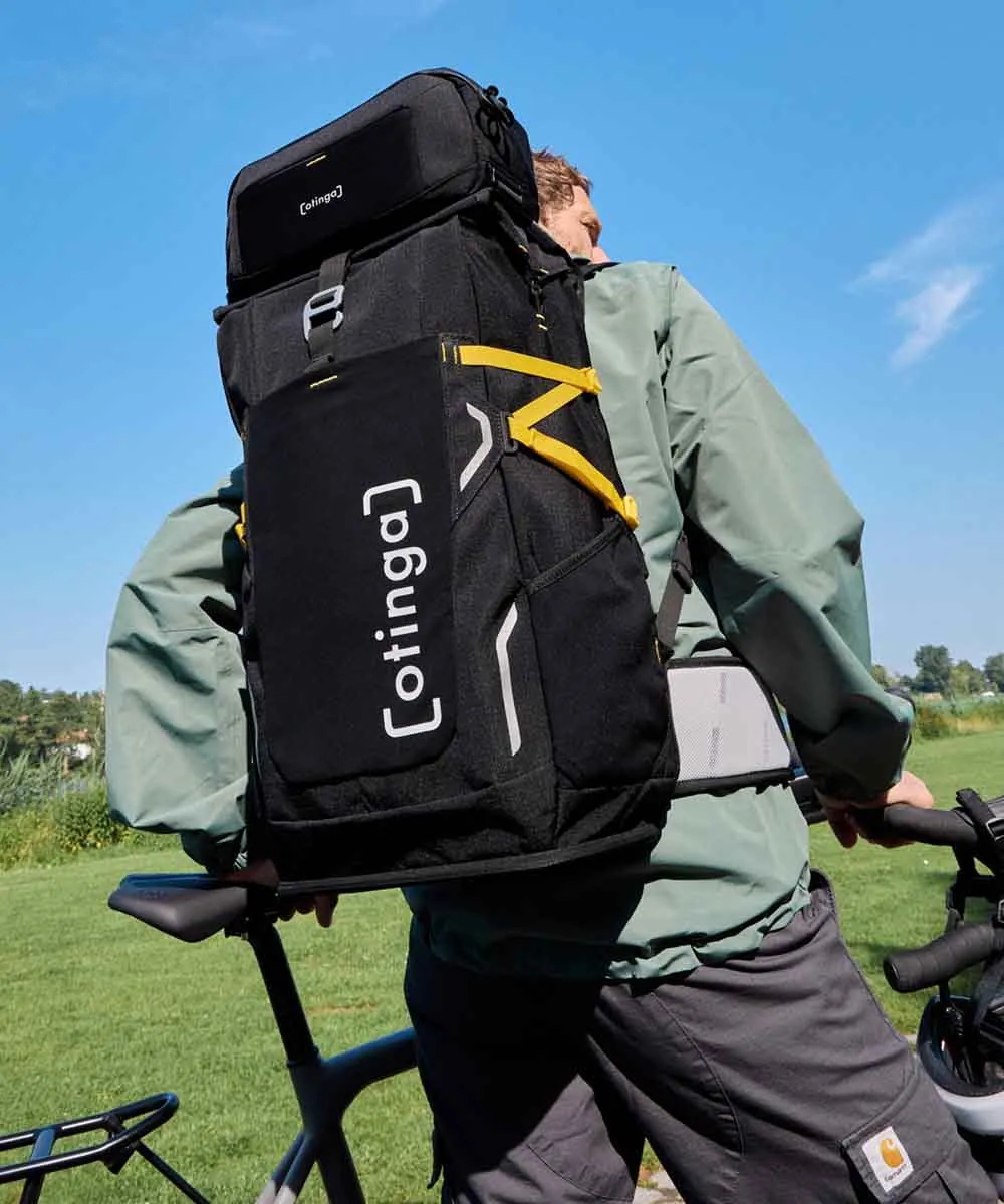 OTINGA Bundle: Bike and Hike Fahrrad-Rucksack   Lenkertasche