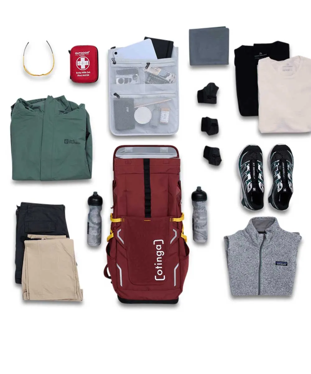OTINGA Bundle: Bike and Hike Fahrrad-Rucksack   Lenkertasche