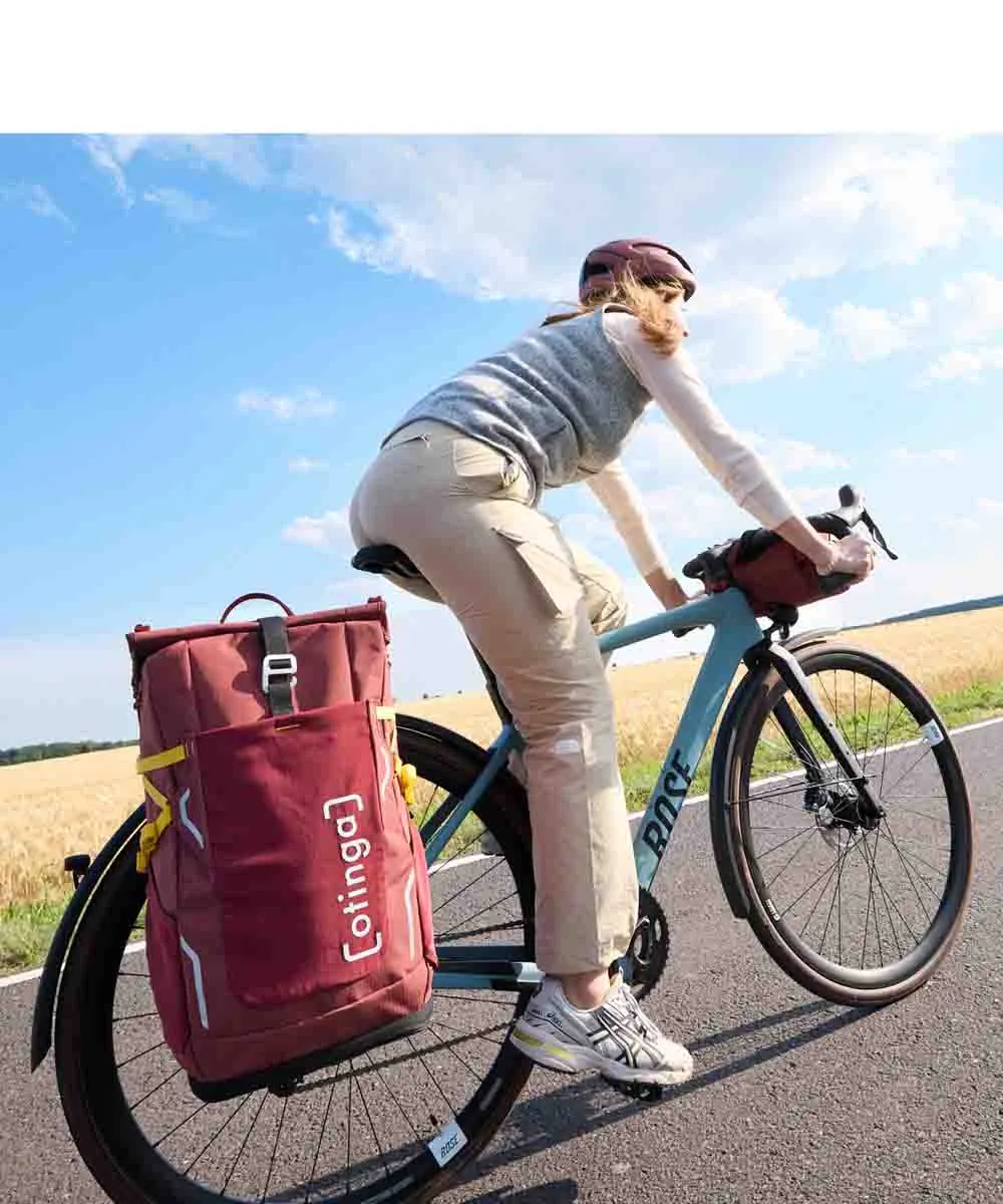 OTINGA Bundle: Bike and Hike Fahrrad-Rucksack   Lenkertasche