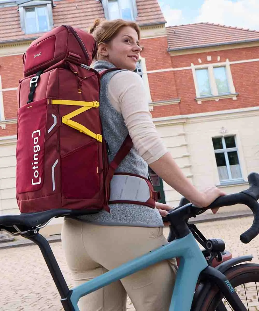 OTINGA Bundle: Bike and Hike Fahrrad-Rucksack   Lenkertasche
