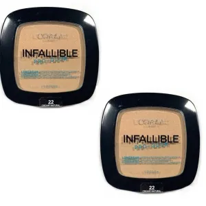 Pack of 2 L'Oreal Paris Infallible Pro Glow Lasting Glow Powder, Creamy Natural (22)