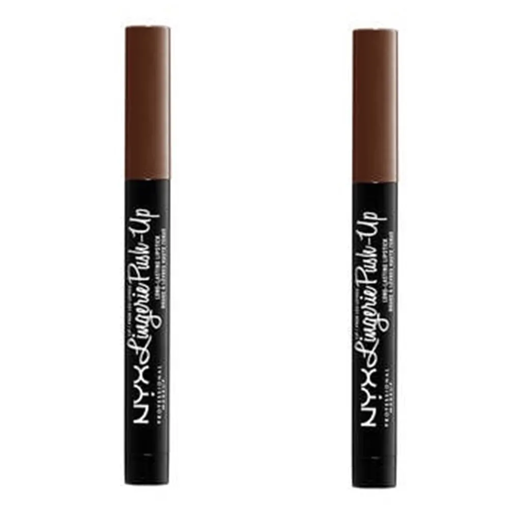 Pack of 2 NYX Lip Lingerie Push-Up Long Lasting Lipstick, After Hours LIPLIPLS23