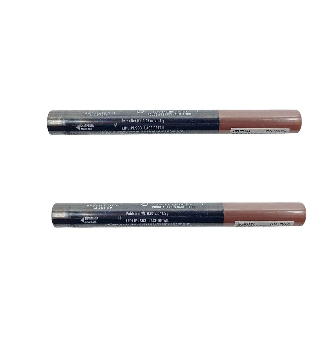 Pack of 2 NYX Lip Lingerie Push-Up Long Lasting Lipstick, Lace Detail LIPLIPLS03