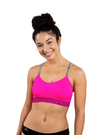 Performance Sport Bra | Pink Glo