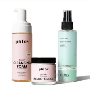 Phlov Moisturizing Set Long-lasting Protection: cleanse   refresh