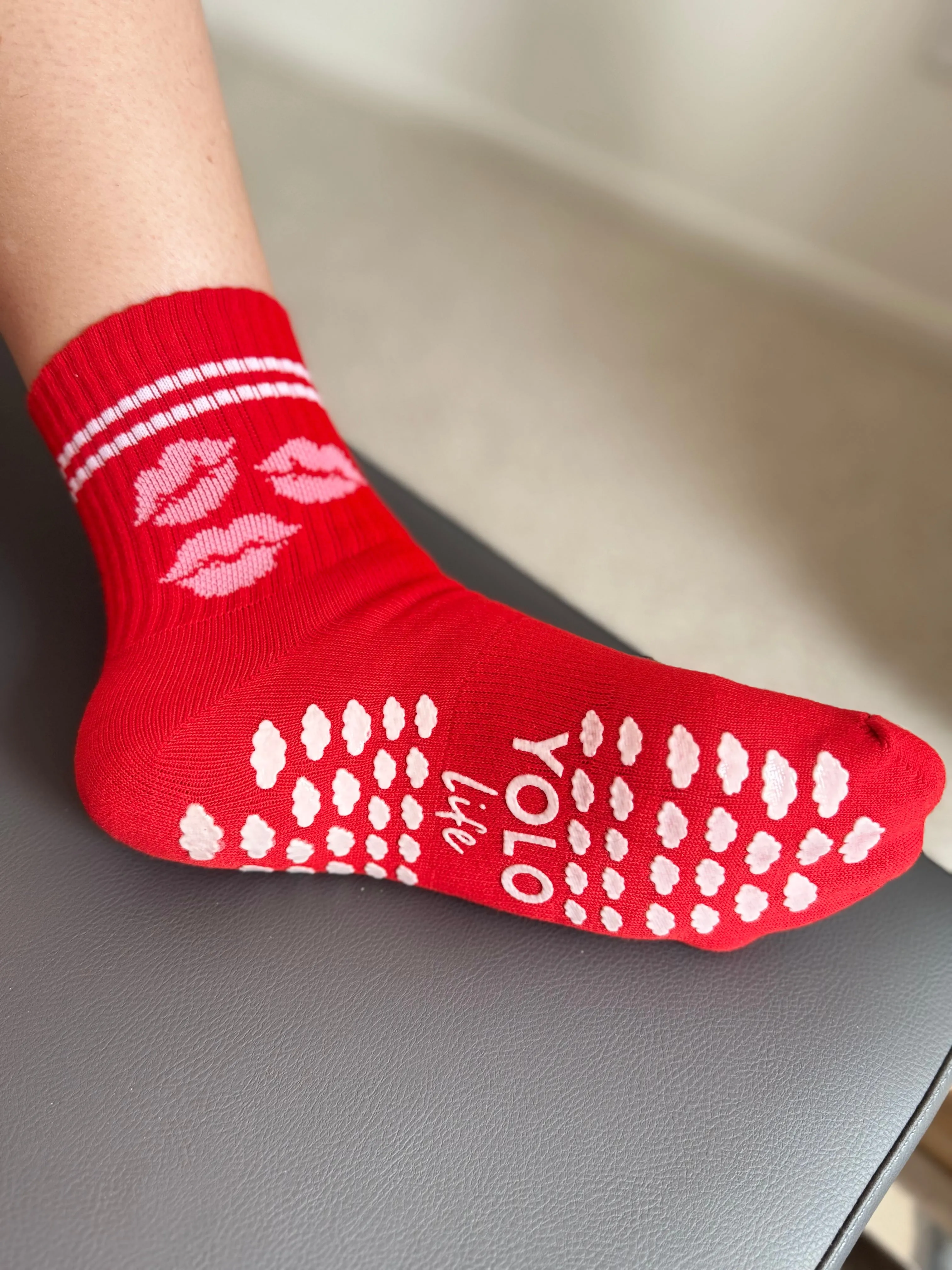 “Pilates Slut” Grip Socks