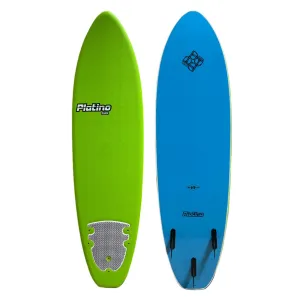 PLATINO 6'6 SOFTBOARD LIME AZURE BLUE