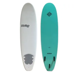 PLATINO 7'0 SOFTBOARD WHITE TURQUOISE