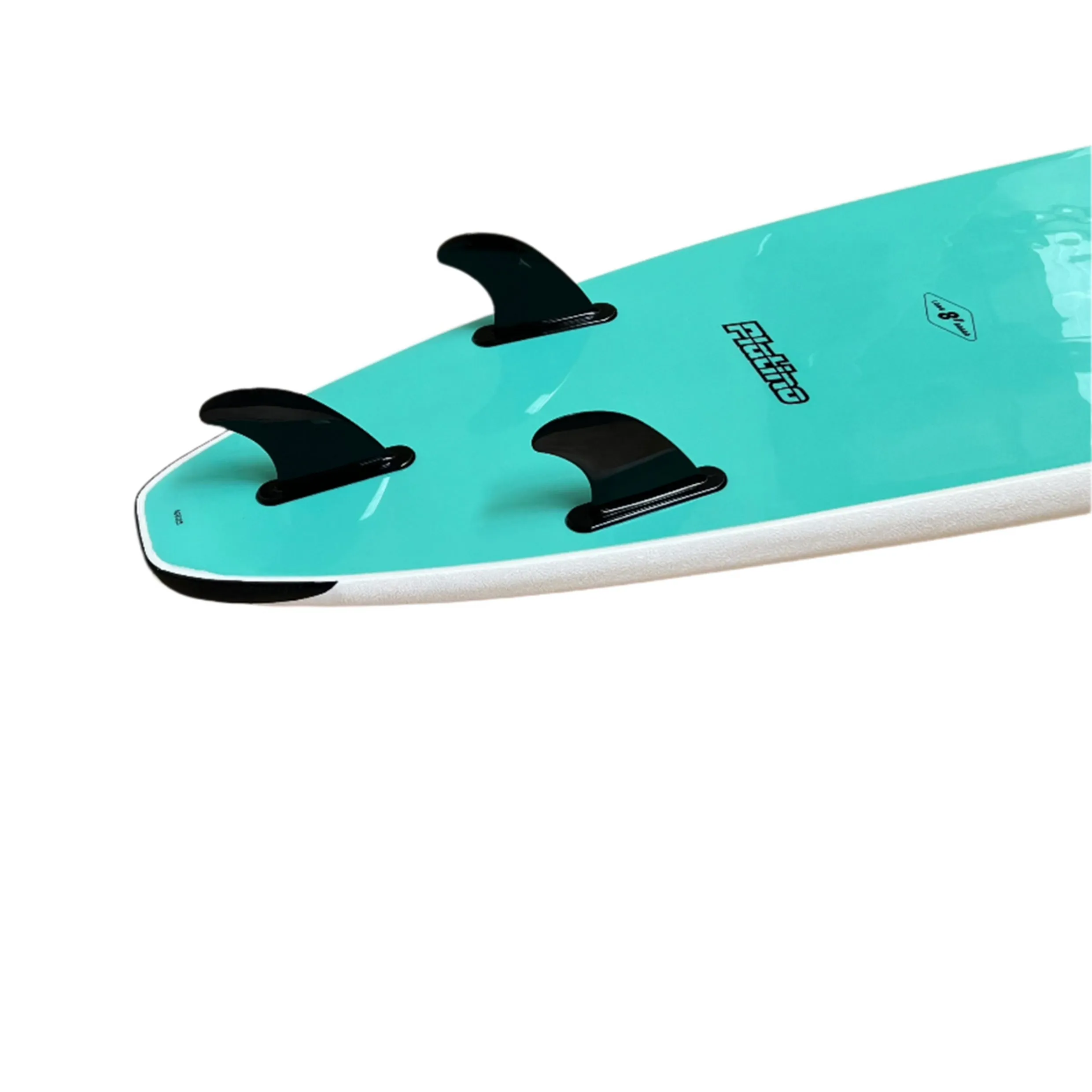 PLATINO 8'0 SOFTBOARD WHITE TURQUOISE