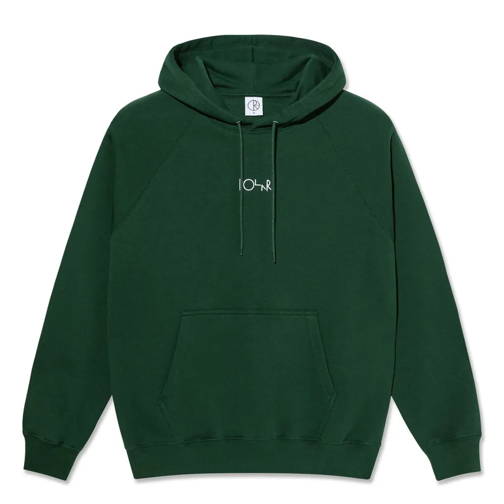 POLAR DEFAULT HOODIE - DARK GREEN