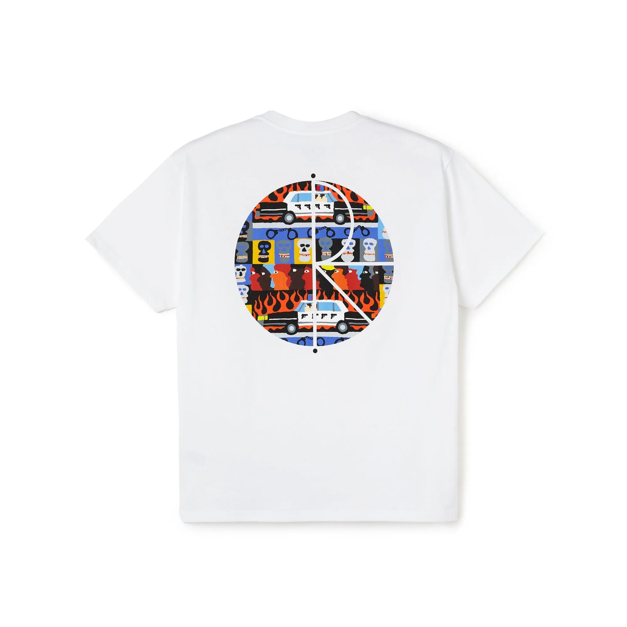 Polar Skate Co ACAB Fill Logo Tee - White