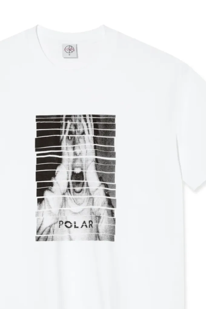 POLAR SKATE SCREAM TEE - WHITE