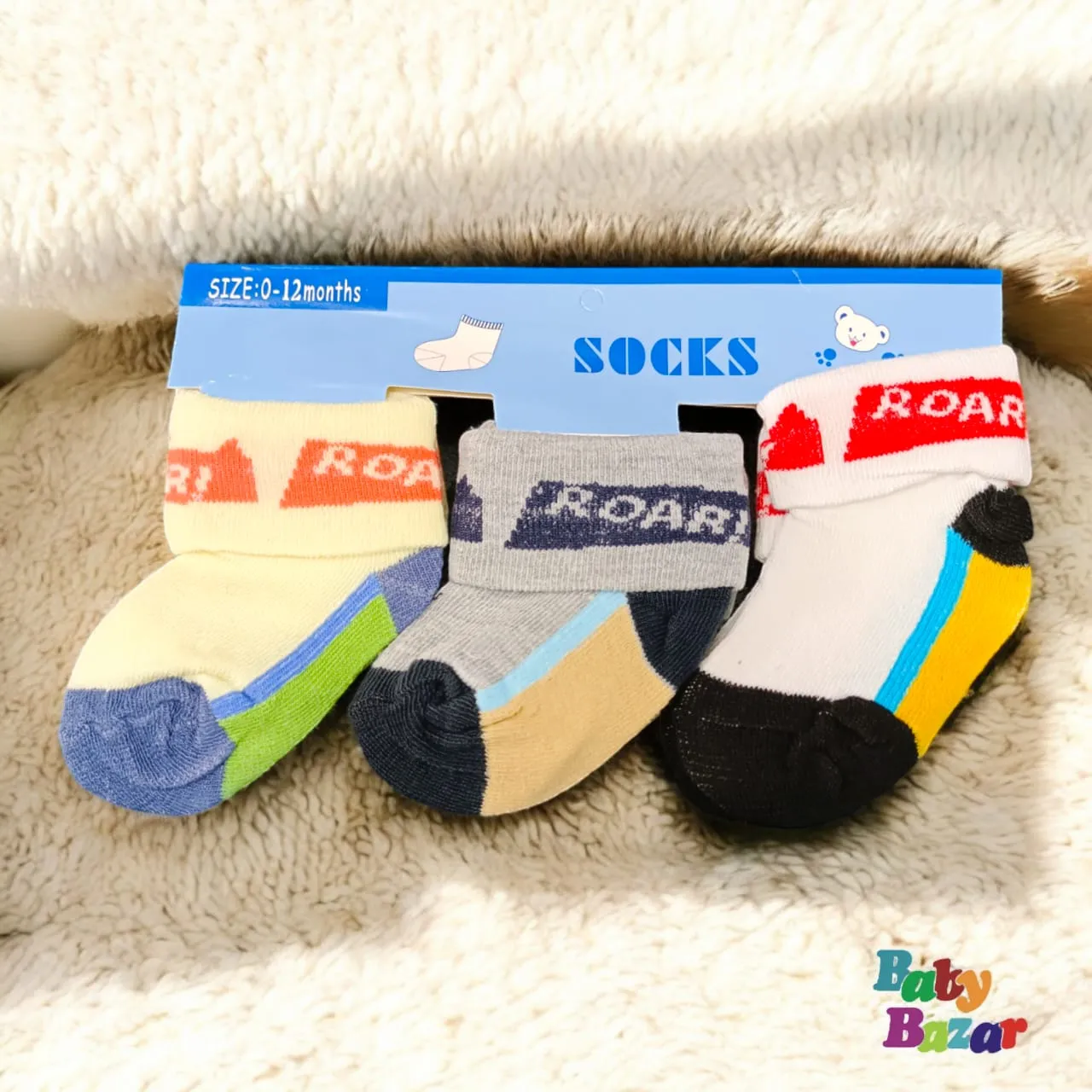 Premium Imported Baby Socks Soft Stylish & Cozy (0-12 Months)