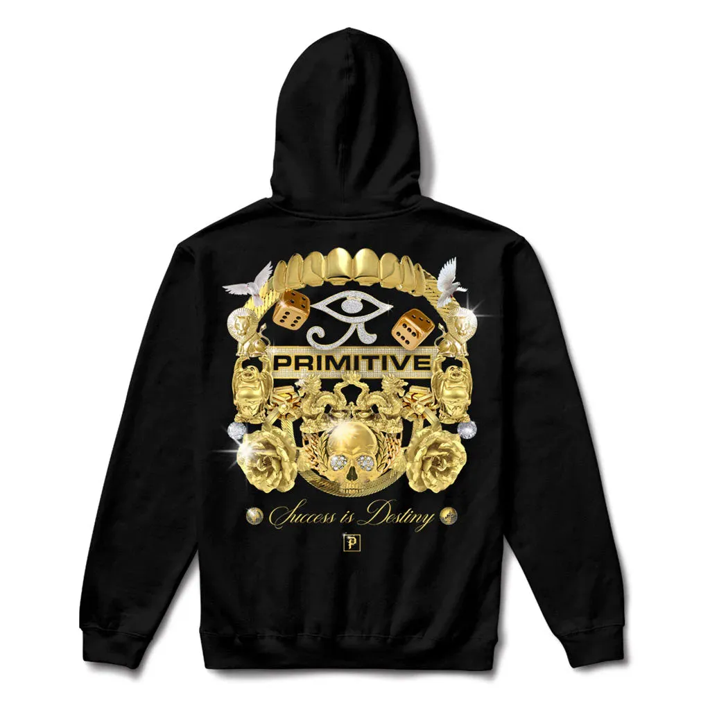 PRIMITIVE DESTINY HOOD - BLACK