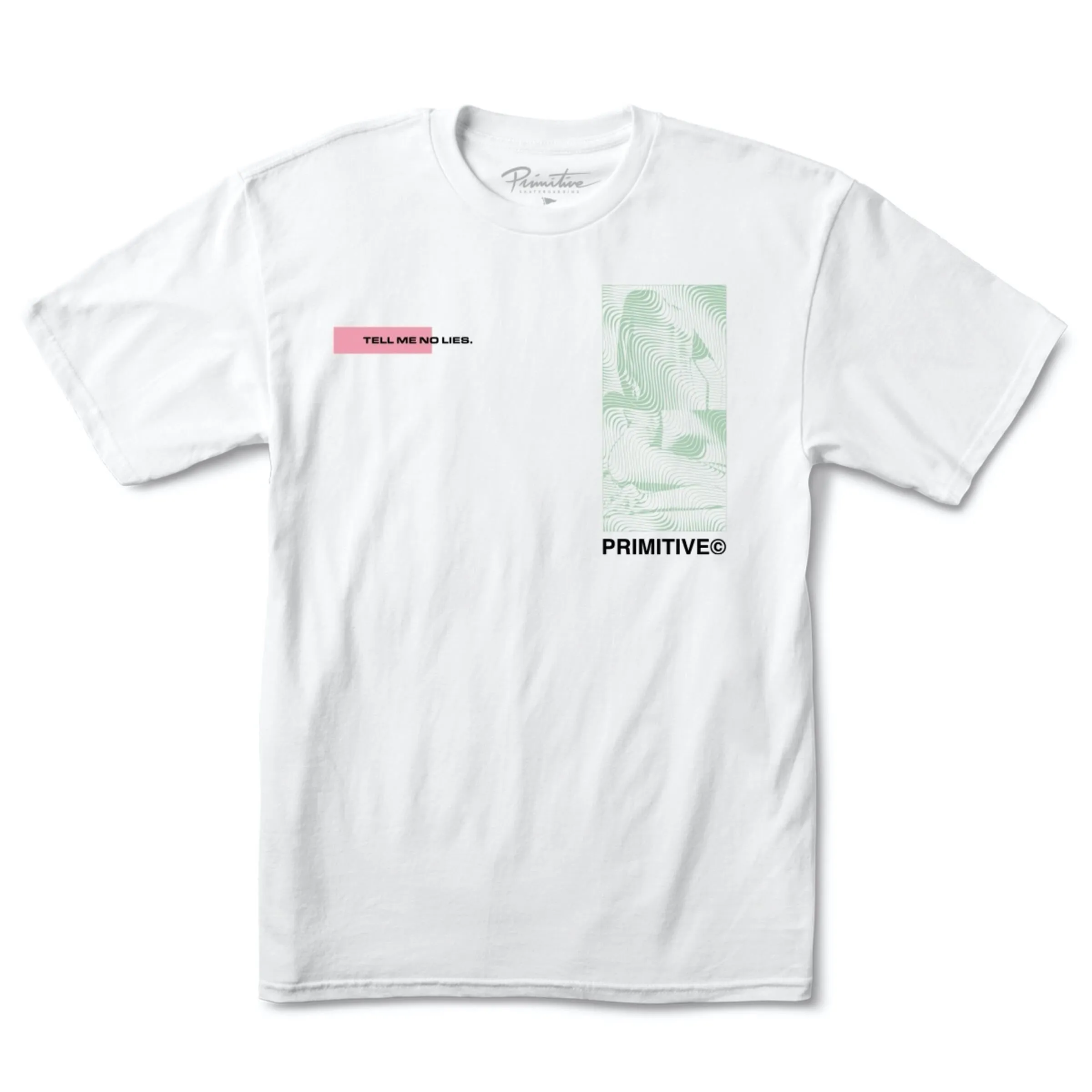 Primitive Optical Tee in White