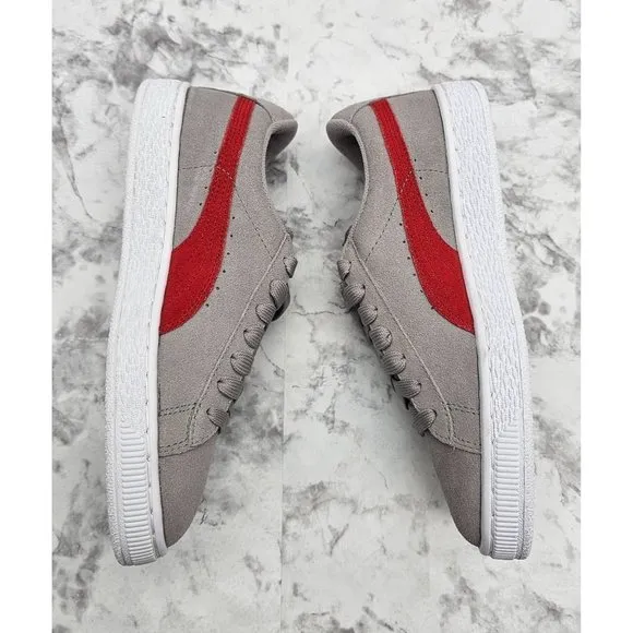 Puma Suede Drizzle High Risk Red Junior's Shoes Size 5.5