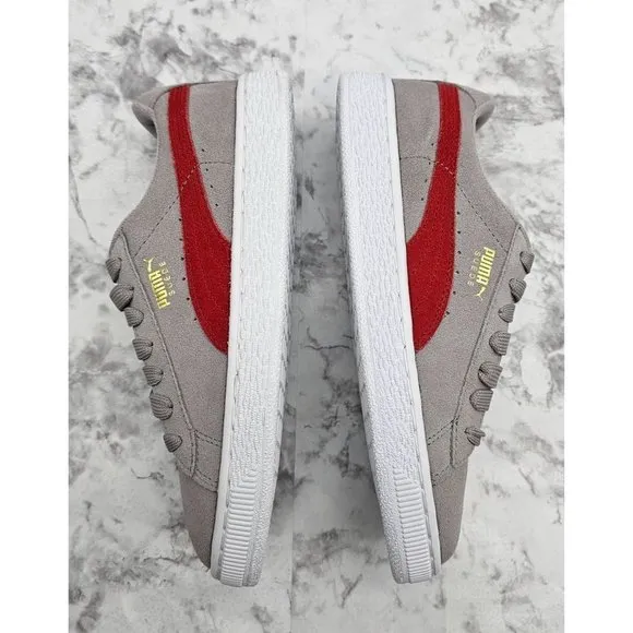 Puma Suede Drizzle High Risk Red Junior's Shoes Size 5.5