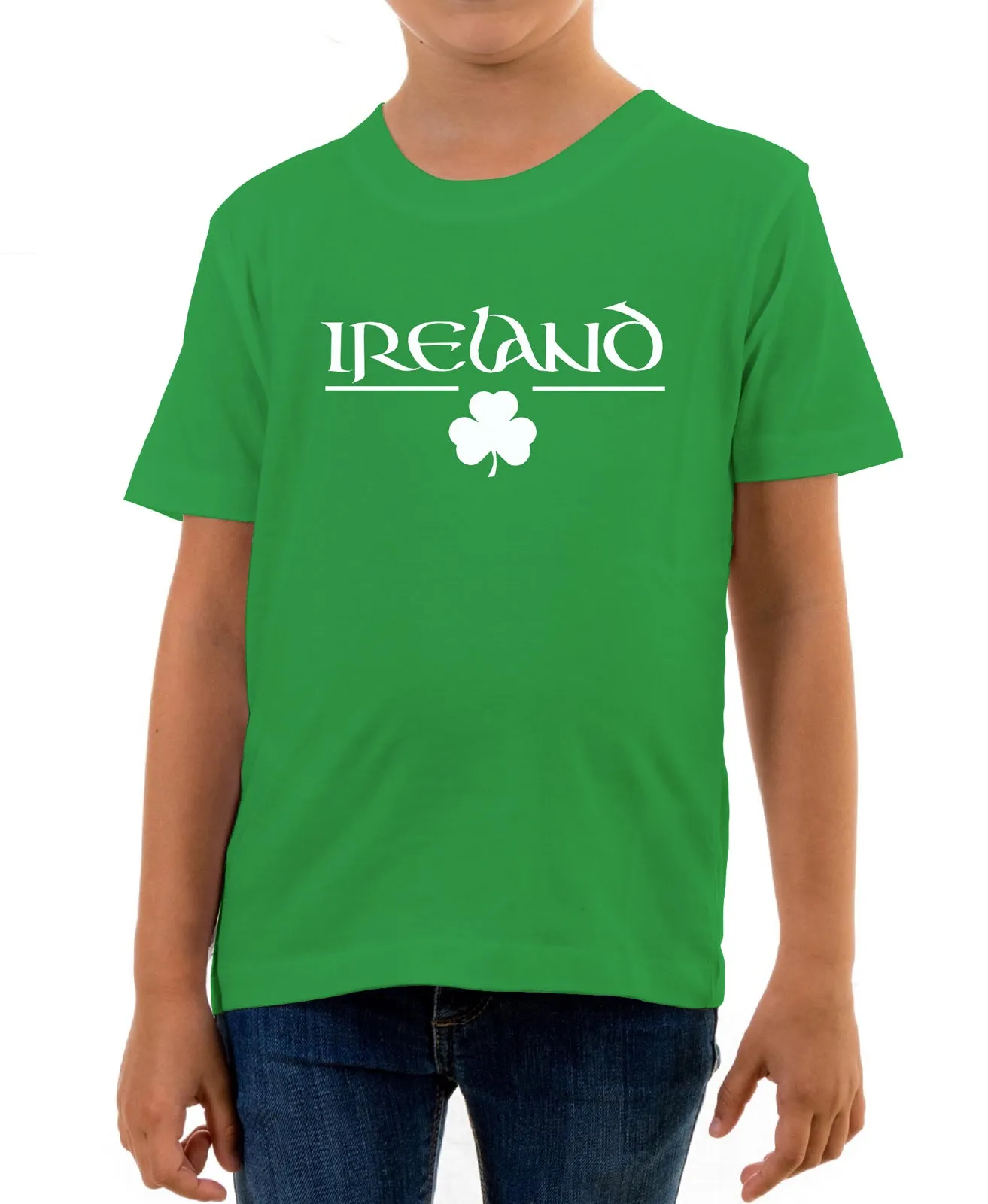 Reality Glitch Ireland Clover Kids T-Shirt