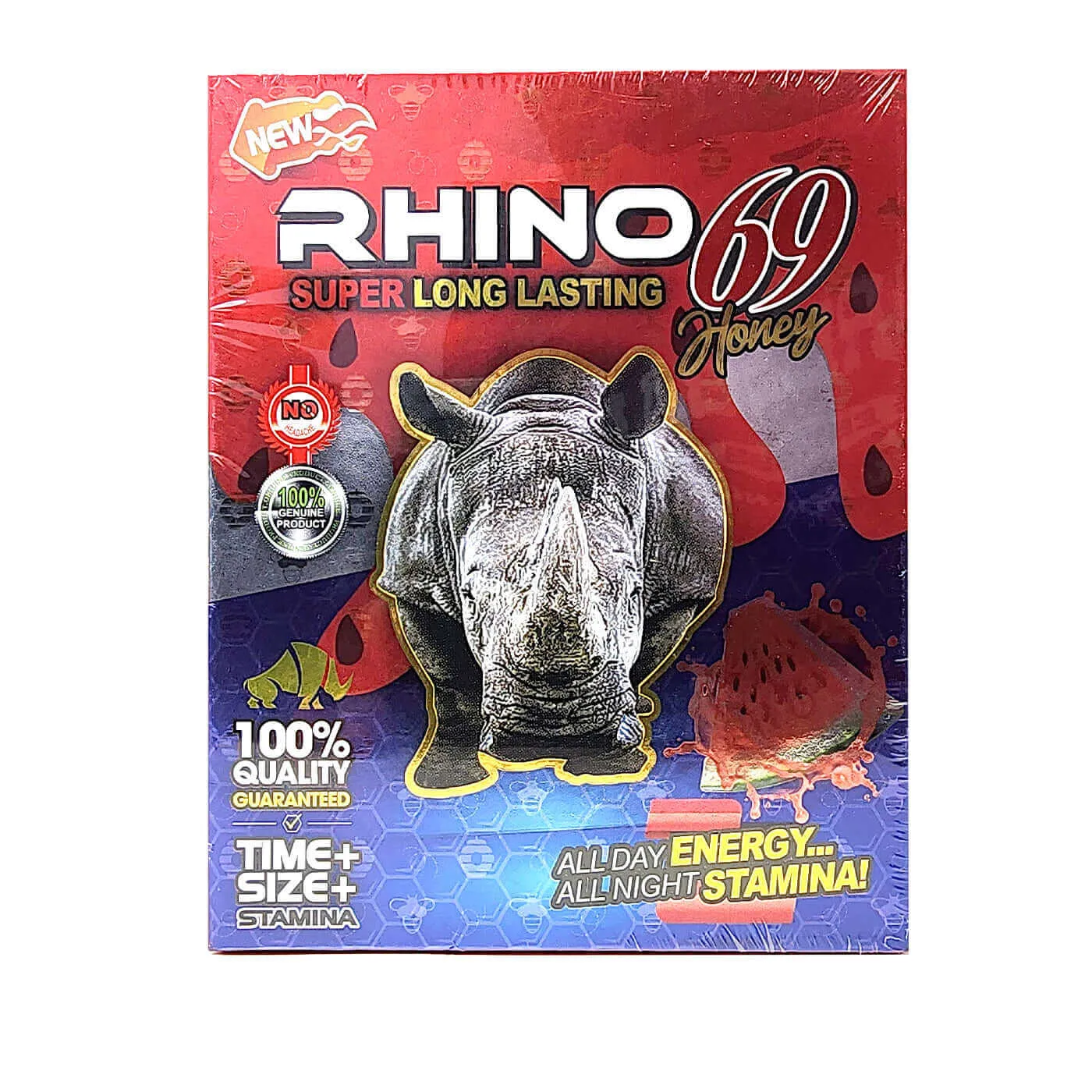 Rhino 69 Honey Red – Long-Lasting Male Enhancement Honey