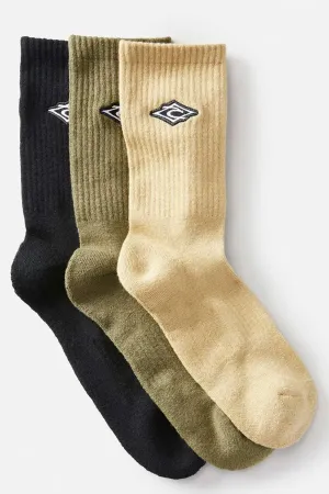 Rip Curl Icons Crew Sock 3 Pack