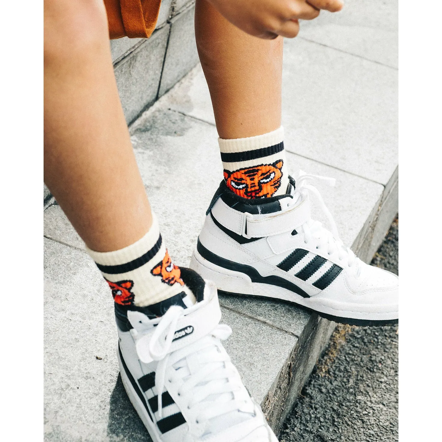 Roarsome Tiger Skate Socks